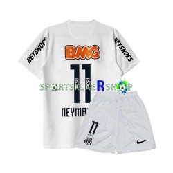 drakt Santos FC Neymar JR 11  Retro Hjemmetrøye Kort erm 2011-2012 , Barnesett