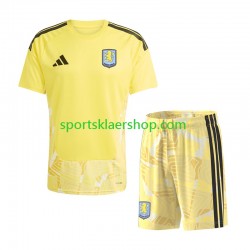 Aston Villa drakt Keeper Hjemmetrøye Kort erm 2026-2027 , Barnesett