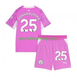 Manchester City drakt Gianluigi Donnarumma Keeper Bortetrøye Kort erm 2026-2027 , Barnesett