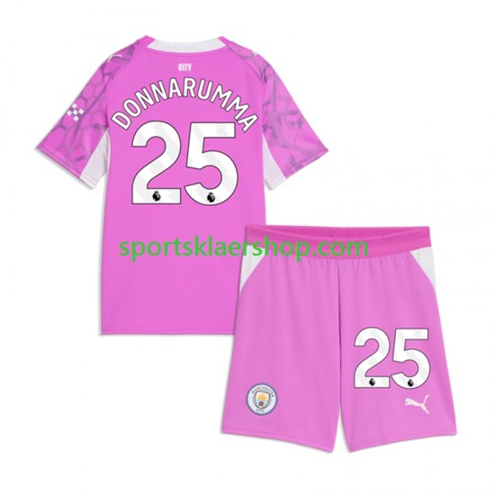Manchester City drakt Gianluigi Donnarumma Keeper Bortetrøye Kort erm 2026-2027 , Barnesett