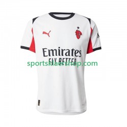 AC Milan drakt Bortetrøye Kort erm 2025-2026 , Herre
