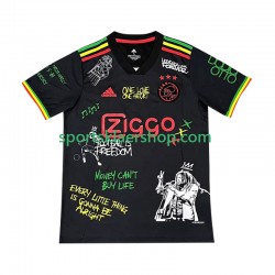 AFC Ajax drakt Bob Marley Special Hjemmetrøye Kort erm 2025-2026 Svart , Herre
