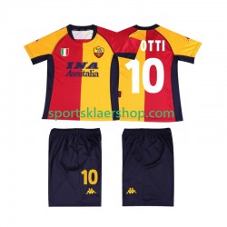 AS Roma drakt TOTTI 10 2001 Retro Hjemmetrøye Kort erm , Barnesett