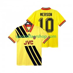 Arsenal drakt MERSON 10 1993 Retro Bortetrøye Kort erm 1994 , Herre