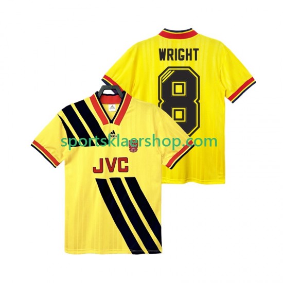 Arsenal drakt WRIGHT 8 1993 Retro Bortetrøye Kort erm 1994 , Herre