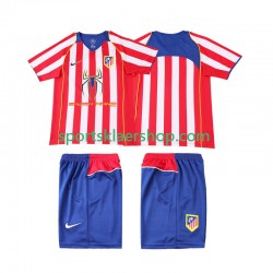 Atlético Madrid drakt 2005 Retro Hjemmetrøye Kort erm 2004 , Barnesett