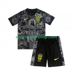 Brasil Cheist the Redeemer Football Shirts Hjemmetrøye Kort erm 2024 , Barnesett