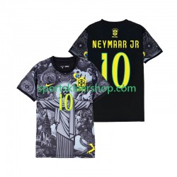 Brasil drakt Neymar JR 10 Cheist the Redeemer Hjemmetrøye Kort erm 2024 , Herre