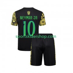 Brasil drakt Neymar JR 10 Jesus Hjemmetrøye Kort erm 2024 , Barnesett