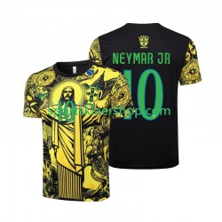 Brasil drakt Neymar JR 10 Jesus Hjemmetrøye Kort erm 2024 , Herre