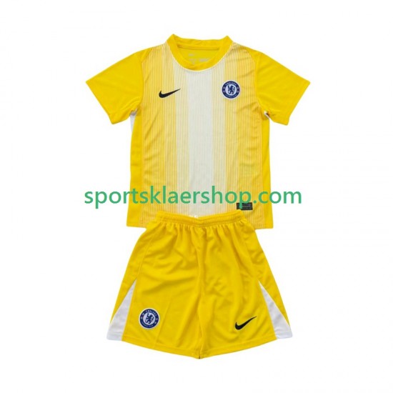 Chelsea drakt Keeper Tredjetrøye Kort erm 2025-2026 , Barnesett