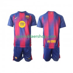 FC Barcelona drakt Hjemmetrøye Kort erm 2025-2026 , Barnesett