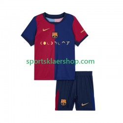 FC Barcelona drakt Coldplay Hjemmetrøye Kort erm 2024-2025 , Barnesett