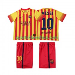 FC Barcelona drakt Lionel Messi 10 2013 2014 Retro Bortetrøye Kort erm , Barnesett