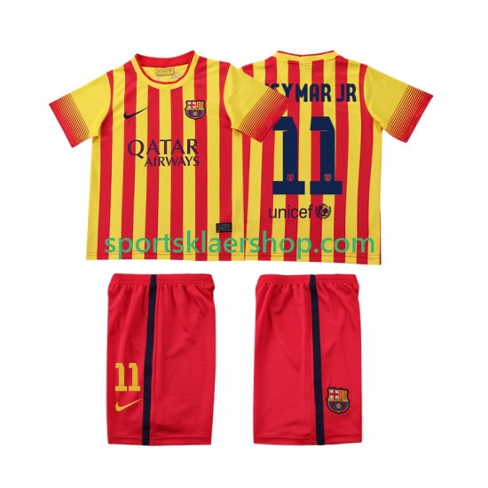 FC Barcelona drakt Neymar JR 11 2013 2014 Retro Bortetrøye Kort erm , Barnesett