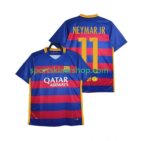 FC Barcelona drakt Neymar JR 11 2015-2016 Retro Hjemmetrøye Kort erm , Herre