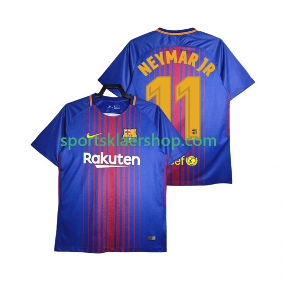 FC Barcelona drakt Neymar JR 11 2017-2018 Retro Hjemmetrøye Kort erm , Herre