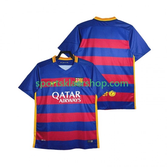 FC Barcelona drakt 2015-2016 Retro Hjemmetrøye Kort erm , Herre