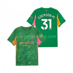 Manchester City drakt Ederson Moraes 31 Keeper Hjemmetrøye Kort erm 2025-2026 , Herre