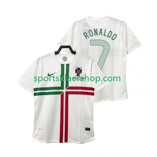 Portugal drakt Cristiano Ronaldo 7 2012 Retro Bortetrøye Kort erm , Herre