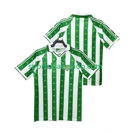 Real Betis drakt 1995 1997 Retro Hjemmetrøye Kort erm , Herre