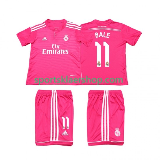 Real Madrid drakt Bale 11 2014 2015 Retro Bortetrøye Kort erm , Barnesett