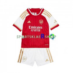 Arsenal drakt Hjemmetrøye Kort erm 2023-2024 , Barnesett