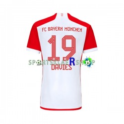 FC Bayern München drakt Alphonso Davies 19 Hjemmetrøye Kort erm 2023-2024 , Herre
