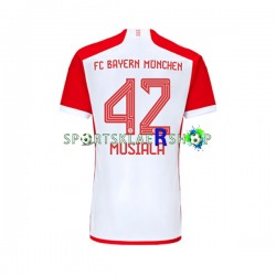 FC Bayern München drakt Jamal Musiala 42 Hjemmetrøye Kort erm 2023-2024 , Herre