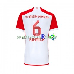 FC Bayern München drakt Joshua Kimmich 6 Hjemmetrøye Kort erm 2023-2024 , Herre