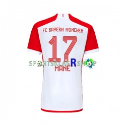 FC Bayern München drakt Sadio Mane 17 Hjemmetrøye Kort erm 2023-2024 , Herre