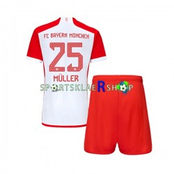 FC Bayern München drakt Thomas Muller 25 Hjemmetrøye Kort erm 2023-2024 , Barnesett