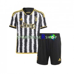 Juventus drakt Hjemmetrøye Kort erm 2023-2024 , Barnesett Juventus drakt Hjemmetrøye Kort erm 2023-2024 , Barnesett