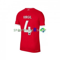 Liverpool drakt Virgil van Dijk 4 Hjemmetrøye Kort erm 2023-2024 , Herre