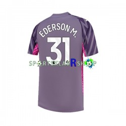 Manchester City drakt Ederson Moraes 31 Keeper Bortetrøye Kort erm 2023-2024 , Herre