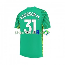 Manchester City drakt Ederson Moraes 31 Keeper Hjemmetrøye Kort erm 2023-2024 , Herre