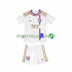 Olympique Lyonnais drakt Hjemmetrøye Kort erm 2023-2024 , Barnesett