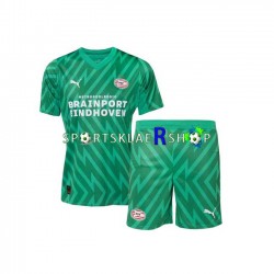 PSV Eindhoven drakt Keeper Hjemmetrøye Kort erm 2023-2024 , Barnesett