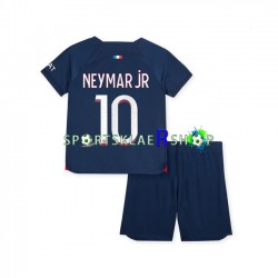 Paris Saint-Germain drakt Neymar Jr 10 Hjemmetrøye Kort erm 2023-2024 , Barnesett