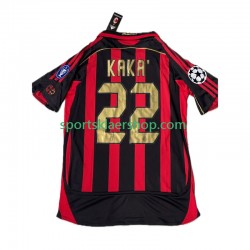 AC Milan drakt KAKA 8 2007 Retro Hjemmetrøye Kort erm 2006 , Herre