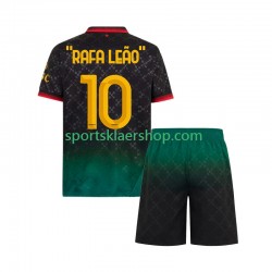 AC Milan drakt RAFA LEAO 10 Fjerdetrøye Kort erm 2024-2025 , Barnesett