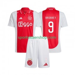AFC Ajax drakt Brian Brobbey 9 Hjemmetrøye Kort erm 2024-2025 , Barnesett