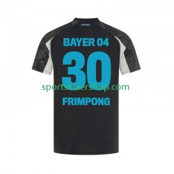 Bayer 04 Leverkusen drakt Frimpong 30 Tredjetrøye Kort erm 2024-2025 , Herre