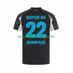 Bayer 04 Leverkusen drakt Victor Boniface 22 Tredjetrøye Kort erm 2024-2025 , Herre