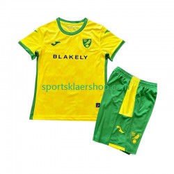 Norwich City drakt Hjemmetrøye Kort erm 2024-2025 , Barnesett