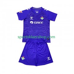 Real Betis drakt Keeper Tredjetrøye Kort erm 2024-2025 , Barnesett
