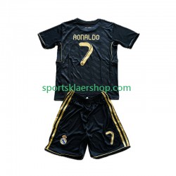 Real Madrid drakt Cristiano Ronaldo 7 2012 Retro Bortetrøye Kort erm 2011 , Barnesett