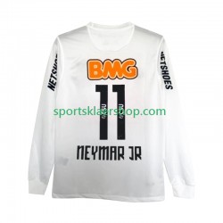 drakt Santos Neymar JR 11 2012 Retro Hjemmetrøye Lang erm 2011 , Herre