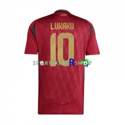Belgia drakt Romelu Lukaku 10 Hjemmetrøye Kort erm Euro 2024, Herre