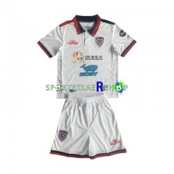 Cagliari drakt Bortetrøye Kort erm 2023-2024, Barnesett